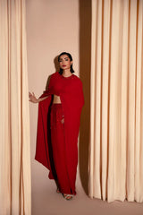 RED SLIT CAPE