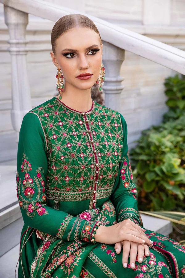 Unstitched Embroidered Cotton Satin Suit | CST-811maria