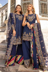 Unstitched Embroidered Cotton Satin Suit | CST-804