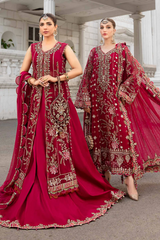 Unstitched Embroidered Chiffon Suit | MPC-24-107