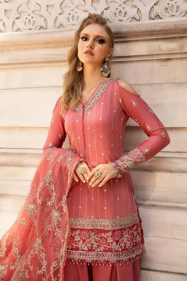 Unstitched Embroidered Cotton Satin Suit | CST-809