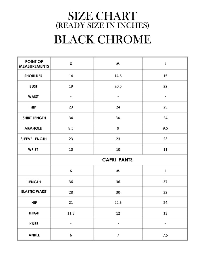 BLACK CHROME Suffuse