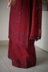 ZAHRA (MAROON) - LUXURY LAWN X EID 2024