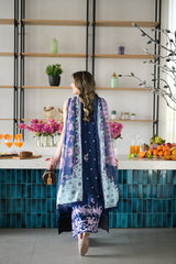 ZAINAB (NAVY BLUE ) - LUXURY LAWN X EID 2024