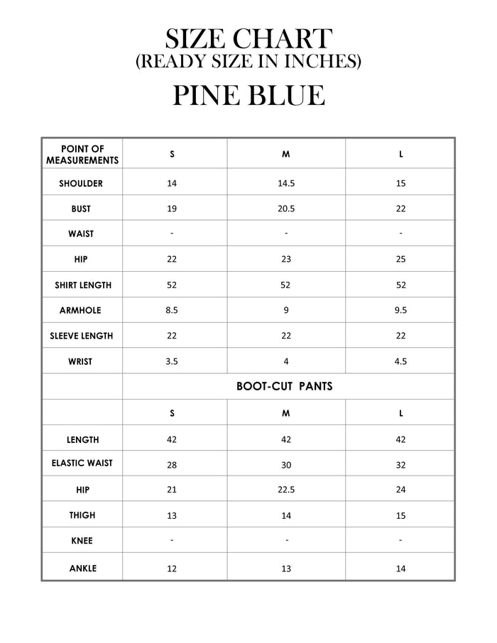 PINE BLUE Suffuse