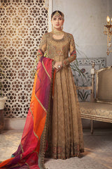 Unstitched MBROIDERED - Vintage gold chata patti (BD-2308) Maria B