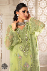 Unstitched Chiffon - MPC-22-207-Lime Green