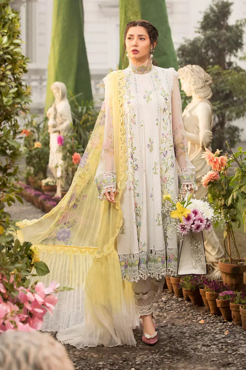 Unstitched Lawn D-2203-A Maria B